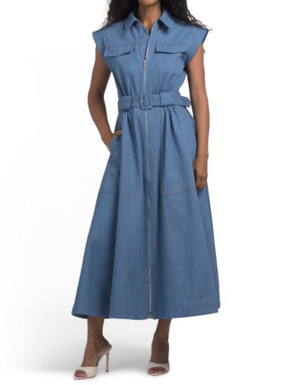 NICHOLAS Trisha Utility Midi Dress